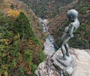 Use the bathroom while camping-woods